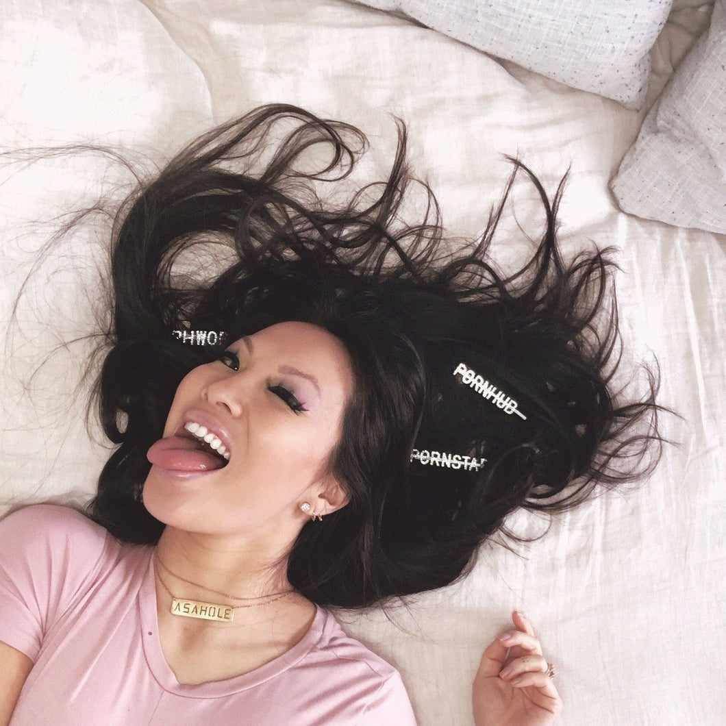 Pornhub Bobby Pin 'PORNSTAR'