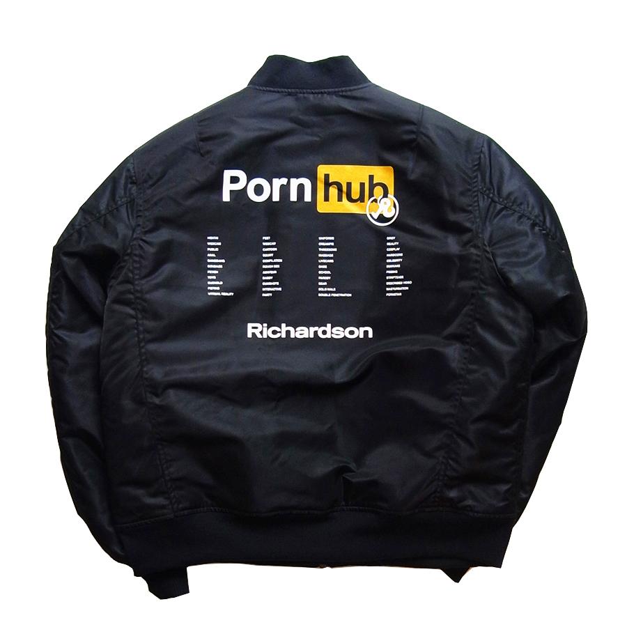 Richardson x Pornhub MA1 Bomber Jacket – prismplus54.sg