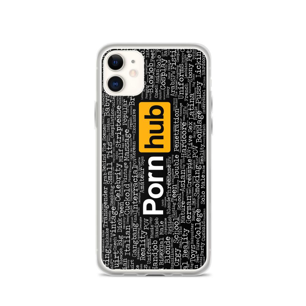 Pornhub iPhone Black Category Cases – prismplus54.sg