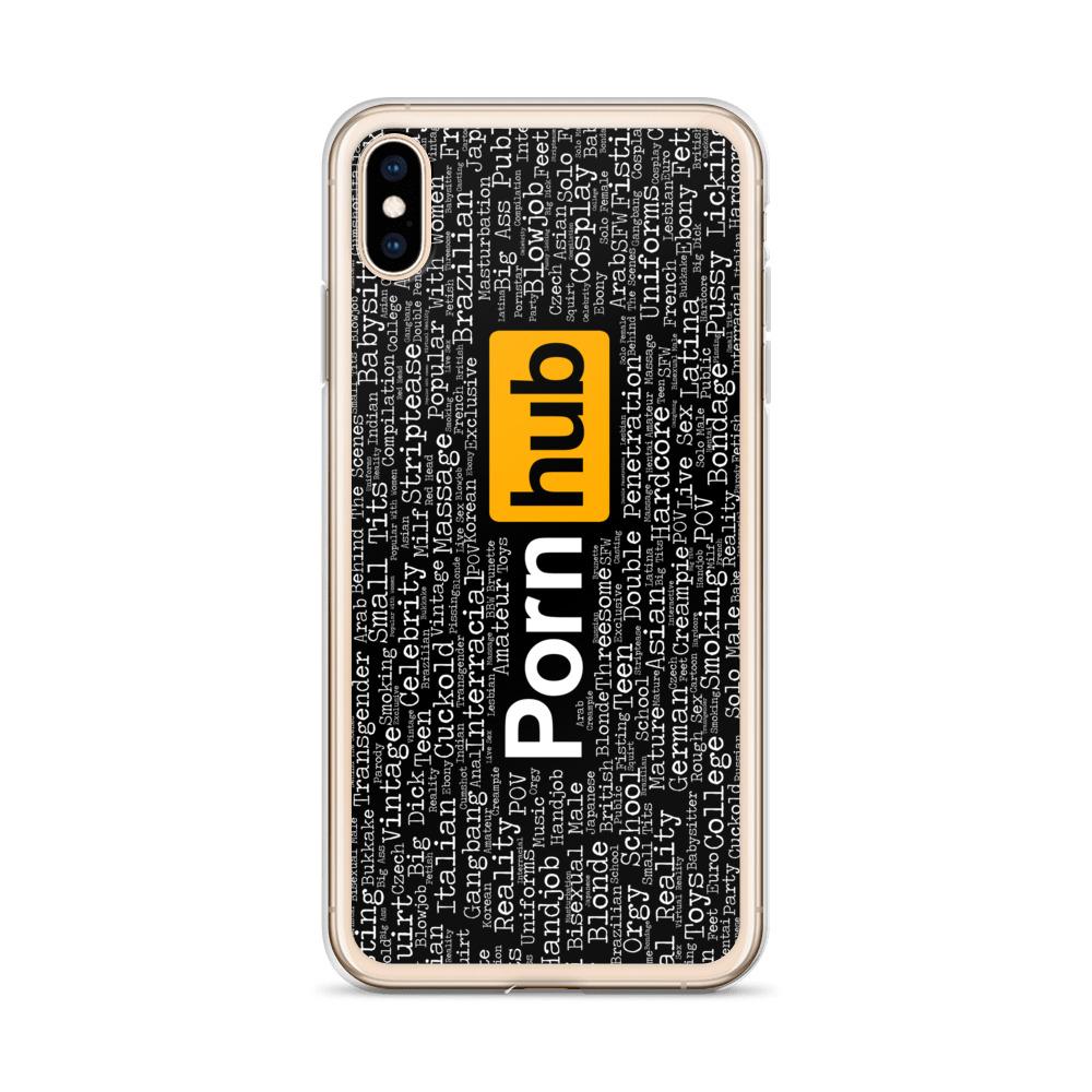 Pornhub iPhone Black Category Cases – prismplus54.sg