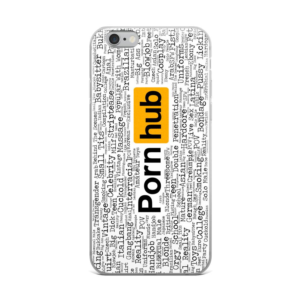 Pornhub iPhone White Category Cases – prismplus54.sg