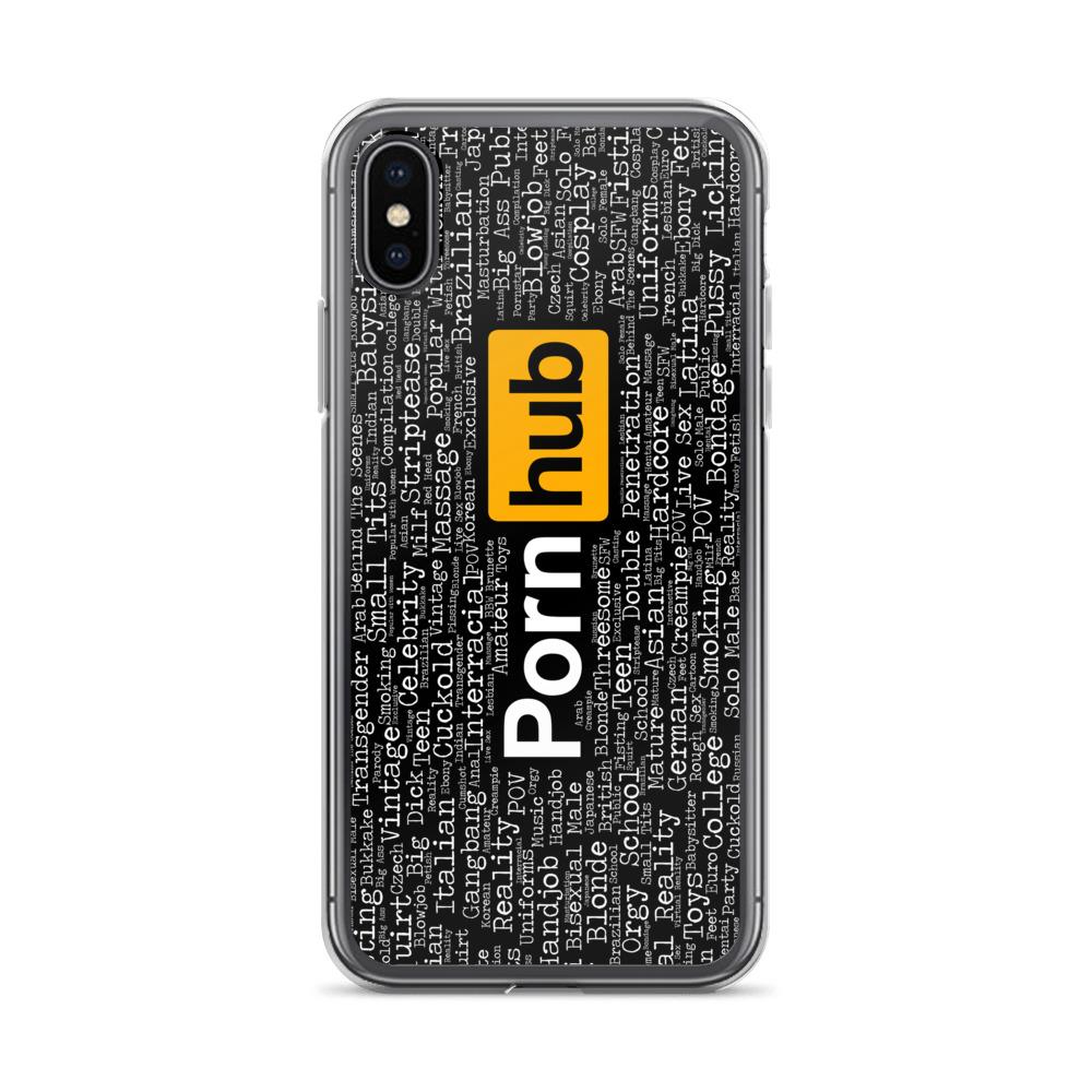 Pornhub iPhone Black Category Cases – prismplus54.sg