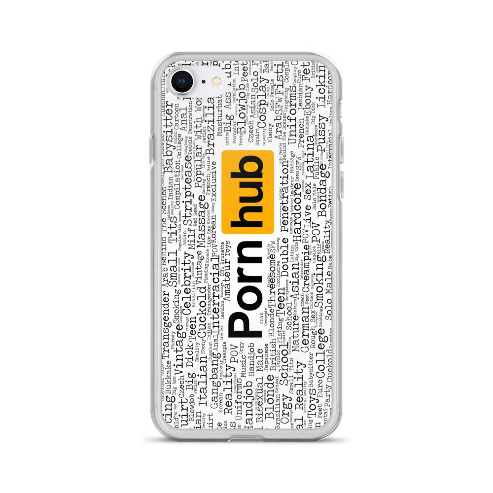 Pornhub iPhone White Category Cases – prismplus54.sg